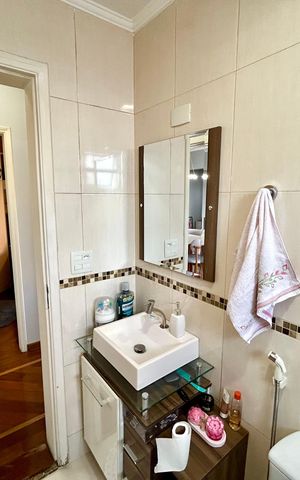 Apartamento à venda com 76m², 2 quartos e 2 vagas Apartamento à venda com 76m², 2 quartos e 2 vagasBanheiro 1