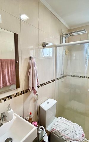Apartamento à venda com 76m², 2 quartos e 2 vagas Apartamento à venda com 76m², 2 quartos e 2 vagasBanheiro 1