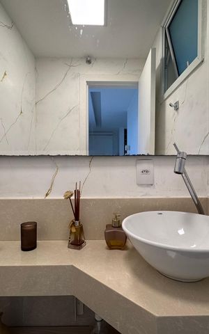 Apartamento à venda com 270m², 3 quartos e 2 vagas Apartamento à venda com 270m², 3 quartos e 2 vagasLavabo
