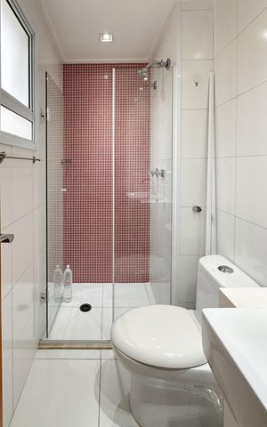 Apartamento à venda com 132m², 3 quartos e 3 vagas Apartamento à venda com 132m², 3 quartos e 3 vagasBanheiro da Suíte 3