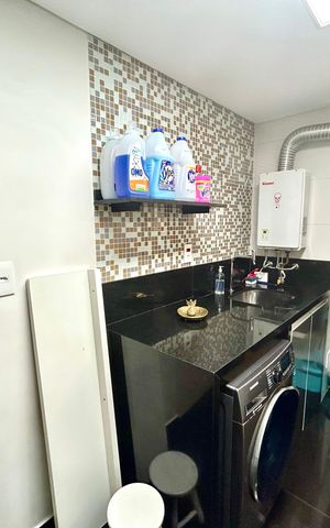 Apartamento à venda com 114m², 3 quartos e 2 vagas Apartamento à venda com 114m², 3 quartos e 2 vagasÁrea de Serviço