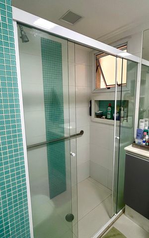 Apartamento à venda com 114m², 3 quartos e 2 vagas Apartamento à venda com 114m², 3 quartos e 2 vagasBanheiro 1