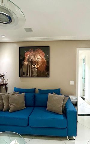 Apartamento à venda com 114m², 3 quartos e 2 vagas Apartamento à venda com 114m², 3 quartos e 2 vagasSala