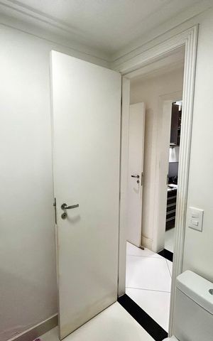 Apartamento à venda com 114m², 3 quartos e 2 vagas Apartamento à venda com 114m², 3 quartos e 2 vagasBanheiro 1