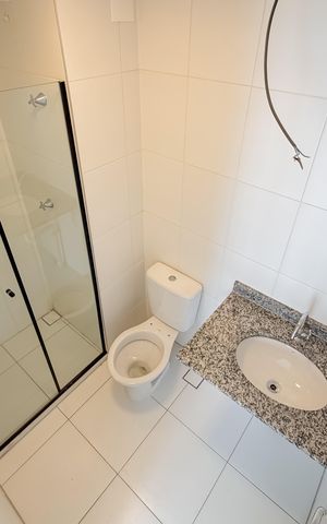 Apartamento à venda com 38m², 1 quarto e sem vaga Apartamento à venda com 38m², 1 quarto e sem vagaBanheiro
