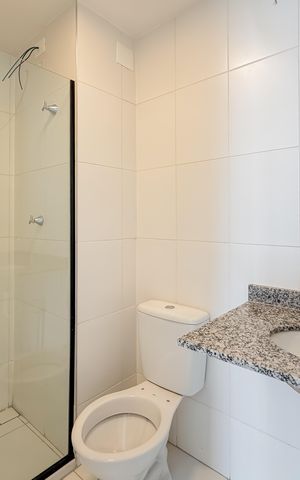 Apartamento à venda com 38m², 1 quarto e sem vaga Apartamento à venda com 38m², 1 quarto e sem vagaBanheiro