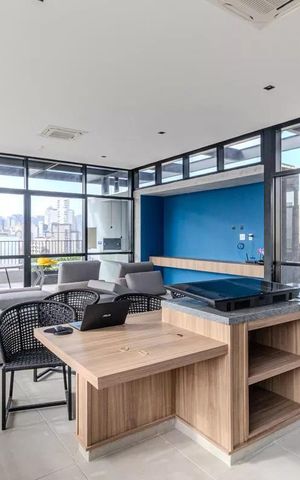 Studio à venda com 24m², 1 quarto e sem vaga Studio à venda com 24m², 1 quarto e sem vagaSalão de Festas
