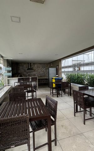 Apartamento para alugar com 80m², 2 quartos e 2 vagas Apartamento para alugar com 80m², 2 quartos e 2 vagasÁrea comum - Churrasqueira