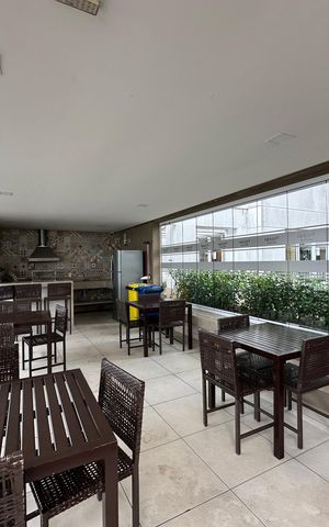 Apartamento para alugar com 80m², 2 quartos e 2 vagas Apartamento para alugar com 80m², 2 quartos e 2 vagasÁrea comum - Churrasqueira