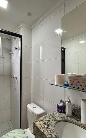 Apartamento à venda com 44m², 2 quartos e sem vaga Apartamento à venda com 44m², 2 quartos e sem vagaBanheiro