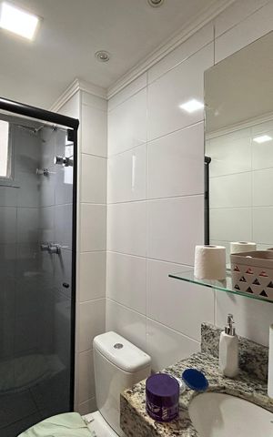 Apartamento à venda com 44m², 2 quartos e sem vaga Apartamento à venda com 44m², 2 quartos e sem vagaBanheiro