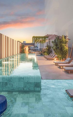 Studio para alugar com 24m², 1 quarto e sem vaga Studio para alugar com 24m², 1 quarto e sem vagaPiscina