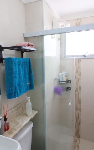 Apartamento à venda com 84m², 4 quartos e 2 vagasBanheiro da Suíte 1