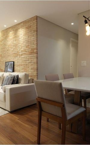 Apartamento à venda com 70m², 2 quartos e 1 vaga Apartamento à venda com 70m², 2 quartos e 1 vagaSala de jantar