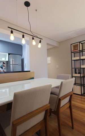 Apartamento à venda com 70m², 2 quartos e 1 vaga Apartamento à venda com 70m², 2 quartos e 1 vagaSala de jantar