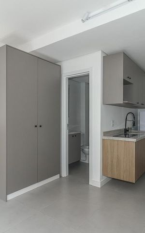 Apartamento à venda com 24m², 1 quarto e sem vagaSala / Quarto / Cozinha