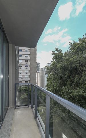 Apartamento à venda com 32m², 1 quarto e sem vagaVaranda