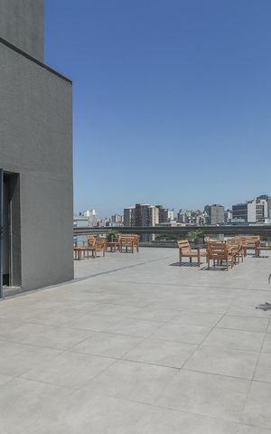 Apartamento à venda com 25m², 1 quarto e sem vagaTerraço