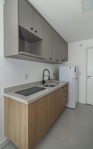 Apartamento à venda com 25m², 1 quarto e sem vagaSala / Quarto / Cozinha