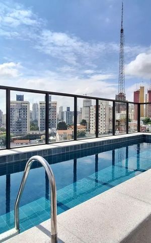 Studio à venda com 40m², 1 quarto e sem vaga Studio à venda com 40m², 1 quarto e sem vagaPiscina