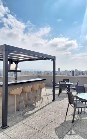 Studio à venda com 40m², 1 quarto e sem vaga Studio à venda com 40m², 1 quarto e sem vagaTerraço