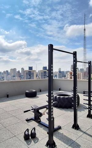 Studio à venda com 40m², 1 quarto e sem vaga Studio à venda com 40m², 1 quarto e sem vagaAcademia