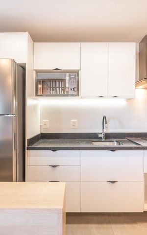 Apartamento à venda com 50m², 1 quarto e 1 vagaCozinha