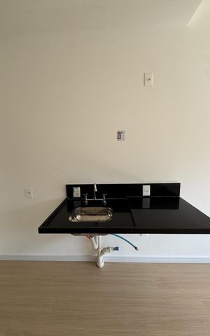 Studio à venda com 23m², 2 quartos e sem vaga Studio à venda com 23m², 2 quartos e sem vagaCozinha