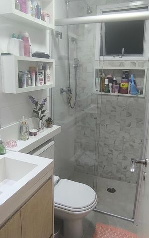 Apartamento à venda com 84m², 3 quartos e 2 vagas Apartamento à venda com 84m², 3 quartos e 2 vagasBanheiro