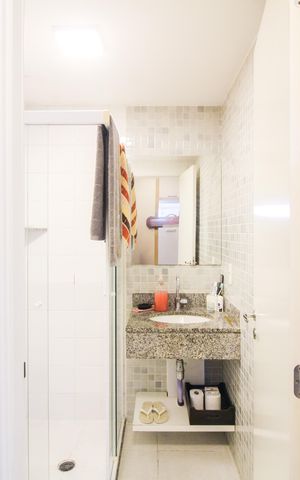 Apartamento à venda com 67m², 2 quartos e 1 vaga Apartamento à venda com 67m², 2 quartos e 1 vagaBanheiro da Suíte