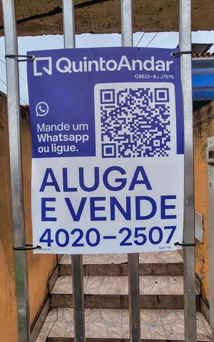 Casa à venda com 64m², 2 quartos e sem vagaPlaquinha 