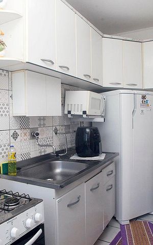 Apartamento à venda com 45m², 1 quarto e sem vagaCozinha + Área de Serviço