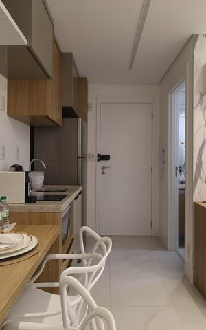 Studio à venda com 27m², 1 quarto e sem vagaSala/Cozinha