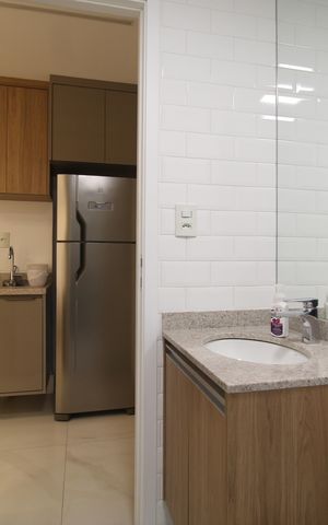 Studio à venda com 27m², 1 quarto e sem vagaBanheiro
