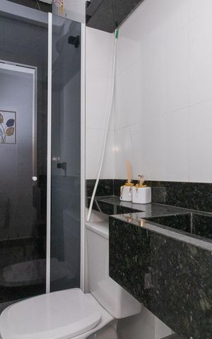 Apartamento à venda com 47m², 2 quartos e sem vagaBanheiro