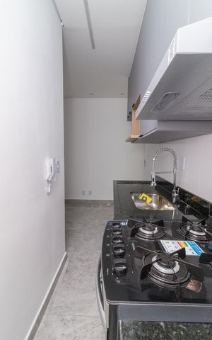 Apartamento à venda com 47m², 2 quartos e sem vagaCozinha