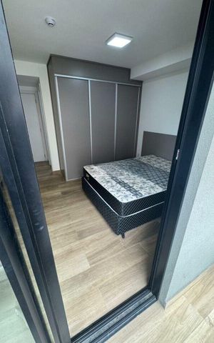 Studio para alugar com 24m², 1 quarto e sem vaga