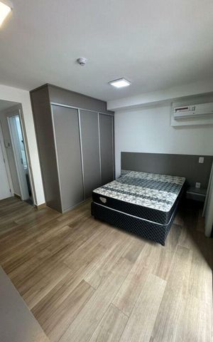 Studio para alugar com 24m², 1 quarto e sem vaga