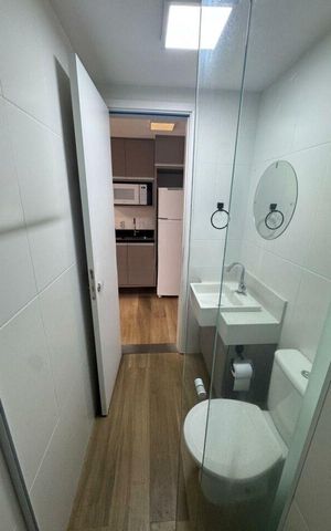 Studio para alugar com 24m², 1 quarto e sem vaga