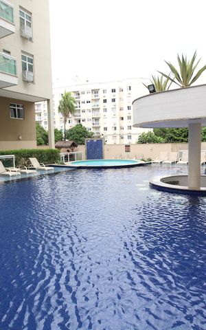 Apartamento à venda com 40m², 1 quarto e 1 vagaPiscina