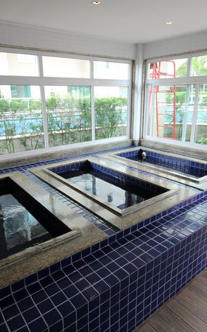 Apartamento à venda com 40m², 1 quarto e 1 vagaBanho Romano