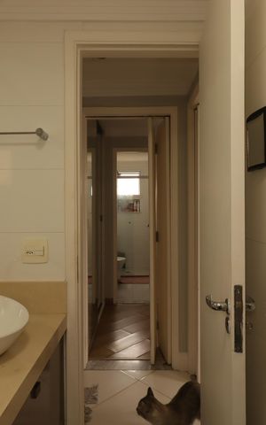 Apartamento à venda com 80m², 2 quartos e 2 vagasBanheiro Social