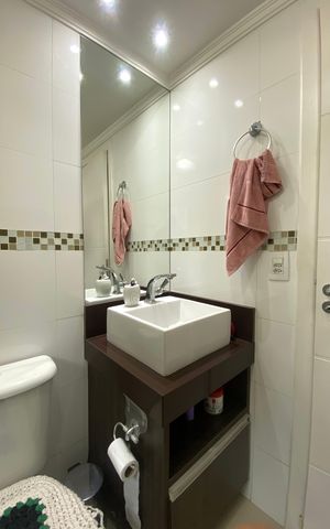 Apartamento para alugar com 65m², 2 quartos e 1 vaga Apartamento para alugar com 65m², 2 quartos e 1 vagaBanheiro da Suíte