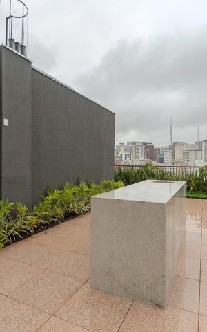 Studio à venda com 25m², 1 quarto e sem vaga Studio à venda com 25m², 1 quarto e sem vagaÁrea comum - Espaço Gourmet