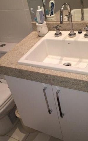 Apartamento para alugar com 51m², 1 quarto e 1 vaga Apartamento para alugar com 51m², 1 quarto e 1 vagaBanheiro