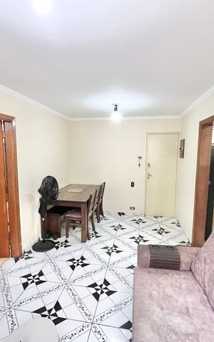 Apartamento à venda com 45m², 1 quarto e 1 vaga Apartamento à venda com 45m², 1 quarto e 1 vagaSala