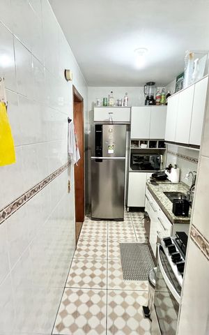 Apartamento à venda com 45m², 1 quarto e 1 vaga Apartamento à venda com 45m², 1 quarto e 1 vagaCozinha e Área de Serviço