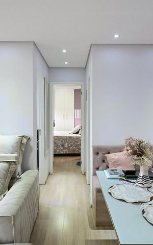 Apartamento para alugar com 48m², 2 quartos e 1 vagaSala
