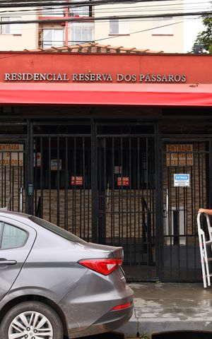 Apartamento à venda com 45m², 2 quartos e 1 vagaFachada do condomínio