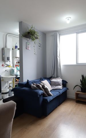 Apartamento à venda com 42m², 2 quartos e sem vagaSala